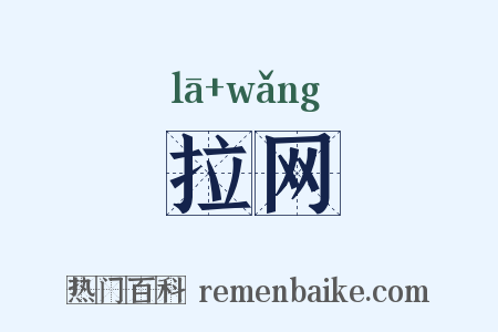 拉网是什么意思的图片